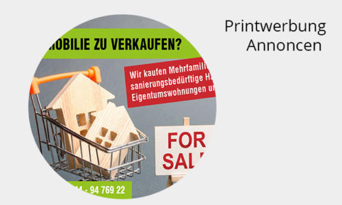 PRINTWERBUNG / ANNONCEN